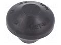 Grommet; elastomer thermoplastic TPE; black; 14÷20mm; IP67; MET-M HT HI TECH POLYMERS MET-M32-BK
