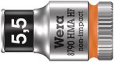 8790 HMA HF Zyklop socket with 1/4" drive with holding function, 5.5x23.0, Wera 05003720001