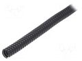 Protective tube; Size: 20; PVC; black; L: 30m; 320N; Øint: 20mm PAWBOL PW-17020C