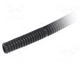 Protective tube; Size: 20; polyetylene LD; black; L: 100m; incised PAWBOL PW-G.6152RP