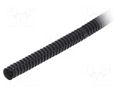 Protective tube; Size: 16; polyetylene LD; black; L: 100m; incised PAWBOL PW-G.6150RP