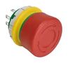 E-STOP SW, SPST-NO, DPST-NC, 3A, 125VAC XW1E-BV3SG12TR.