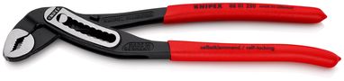 KNIPEX 88 01 250 Alligator® Water Pump Pliers covered with non-slip plastic black atramentized 250 mm 88 01 250 4003773022992