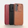 Nillkin Qin Leather Pro Case Case for Samsung Galaxy S22+ (S22 Plus) Camera Protector Holster Cover Flip Case Black, Nillkin 6902048235533