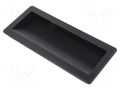 Holder; thermoplastic; black; L: 78.5mm; W: 186mm; D: 22mm MENTOR MR-3239.2003