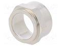 Straight terminal connector; Thread: metric,non-swivel,outside HELLERMANNTYTON PCSB20-FM-M20-NPB