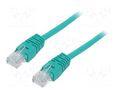 Patch cord; RJ45 plug,both sides; U/UTP; 5e; stranded; CCA; 1.5m GEMBIRD PP12-1.5M/G