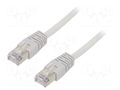 Patch cord; RJ45 plug,both sides; F/UTP; 5e; stranded; CCA; PVC GEMBIRD PP22-7.5M