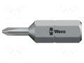 Screwdriver bit; Phillips; PH0; Overall len: 25mm; slim WERA WERA.05135041001