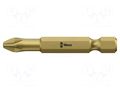 Screwdriver bit; Phillips; PH3; 1/4"; Overall len: 50mm; TORSION WERA WERA.05059865001