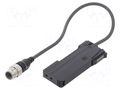 Sensor: optical fiber amplifier; PNP; IP40; 0.3m; 12÷24VDC; 100mA PANASONIC FX-551L3-P-J