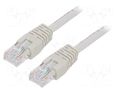Patch cord; RJ45 plug,both sides; U/UTP; 5e; stranded; CCA; PVC GEMBIRD PP12-1.5M