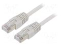 Patch cord; RJ45 plug,both sides; F/UTP; 5e; stranded; CCA; 10m GEMBIRD PP22-10M