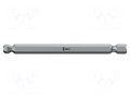Screwdriver bit; hex key,spherical; HEX 7/64"; Overall len: 89mm WERA WERA.05380125001