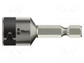 Screwdriver bit; 6-angles socket; HEX 13mm; Overall len: 50mm WERA WERA.05071225001