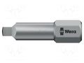 Screwdriver bit; square; RB2; Overall len: 25mm; BTZ Square-Plus WERA WERA.05066446001