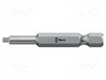 Screwdriver bit; square; RB1; Overall len: 50mm; BiTorsion WERA WERA.05060147001