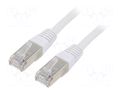 Patch cord; F/UTP; Cat: 6; RJ45 plug,both sides; stranded; CCA; 10m GEMBIRD PPB6-10M