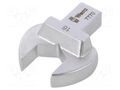 Wrench tip; torque,spanner; 16mm; Mounting: 9x12; open end insert WERA WERA.05078609001