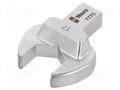 Wrench tip; torque,spanner; 17mm; Mounting: 9x12; open end insert WERA WERA.05078610001