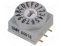 Encoding switch; Pos: 16; SMD; 80mΩ; DC load @R: 0.2A/42VDC; LCP KNITTER-SWITCH SMR60016