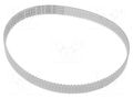 Timing belt; T2.5; W: 10mm; H: 1.3mm; Lw: 285mm; Tooth height: 0.7mm OPTIBELT T2.5-285-10-77ZA