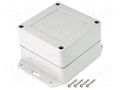 Enclosure: multipurpose; X: 90mm; Y: 90mm; Z: 60mm; ZP; ABS; gasket KRADEX ZP909060UJH-TM-ABS