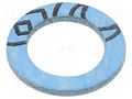Gasket; chloroprene; Thk: 1.5mm; Øint: 11.5mm; Øout: 20mm; M12 HELLERMANNTYTON AWS-M12