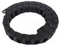 Cable chain; 10; Bend.rad: 75mm; L: 1006mm; non-openable frames IGUS 10.025.075.0