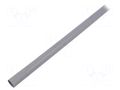 Heat shrink sleeve; glueless,flexible; 2: 1; 12.7mm; L: 1.2m; grey TE Connectivity RNF-100-1/2-8-STK