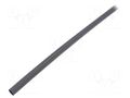 Heat shrink sleeve; glueless; 3: 1; 9mm; L: 1.2m; black; polyolefine TE Connectivity RNF-3000-9/3-0-STK