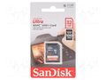 Memory card; Ultra; SDHC; R: 100MB/s; Class 10 UHS U1; 32GB SANDISK SDSDUNR-032G-GN3IN