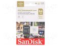 Memory card; to video recorders; microSDXC; R: 100MB/s; W: 40MB/s SANDISK SDSQQVR-064G-GN6IA