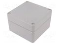 Enclosure: multipurpose; X: 140mm; Y: 140mm; Z: 90mm; ALUEIN-RJ; grey RAYCHEM RPG ALUEIN-RJ36