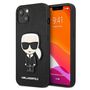 Karl Lagerfeld KLHCP13SOKPK iPhone 13 mini 5,4" czarny/black hardcase Saffiano Ikonik Karl`s Patch, Karl Lagerfeld 3666339028176 3666339028176