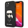 Karl Lagerfeld KLHCP13SOKPK iPhone 13 mini 5,4" czarny/black hardcase Saffiano Ikonik Karl`s Patch, Karl Lagerfeld 3666339028176 3666339028176