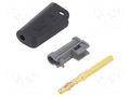 Connector: 4mm banana; plug; 32A; black; gold-plated STÄUBLI LM-4A-39-21