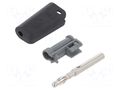 Connector: 4mm banana; plug; 19A; 30VAC; 60VDC; black; 2.5mm2 STÄUBLI LM-4N-39-21