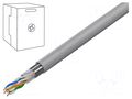 Wire; F/UTP; 4x2x24AWG; 5e; wire; Cu; Insulation: PVC; grey; 305m GEMBIRD FPC-5004E-SO