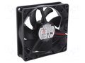 Fan: DC; axial; 92x92x25mm; 99.6m3/h; 39dBA; ball; 3550rpm OMRON R89F-DS0925H