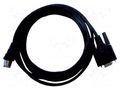RS485 cable; D-Sub 9pin,RS232; Len: 2m; black GW INSTEK GTL-260