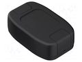 Enclosure: multipurpose; X: 70mm; Y: 110mm; Z: 33mm; ZM; ABS; black KRADEX ZM110.70.33-ABS