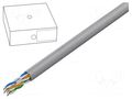 Wire; U/UTP; 4x2x24AWG; 5e; wire; CCA; PVC; grey; 100m; Øcable: 5.2mm GEMBIRD UPC-5004E-SOL/100