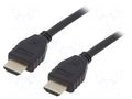 Cable; HDMI plug,both sides; PVC; HDCP 2.2,HDMI 2.1; Len: 2m GOOBAY HDMI.HE340.020