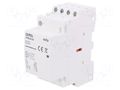 Contactor: 3-pole installation; 25A; 230VAC; NO x3; STM; -5÷60°C ZAMEL STM-25-30