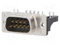 Connector: D-Sub; PIN: 9; socket; male; on PCBs; angled 90°; THT HARTING 09651626816