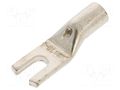 Tip: fork; M4; 10mm2; crimped; for cable; non-insulated; tinned BM GROUP BM01420