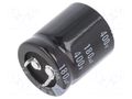 Capacitor: electrolytic; SNAP-IN; 180uF; 400VDC; Ø25x30mm; ±20% NICHICON LGN2G181MELA30