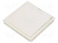 Battery divider; W: 69mm; L: 68.5mm; white TEKO BH-2.7