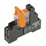 Relay module, 230 V AC, red LED, 2 CO contact with test button (AgNi 90/10) , 250 V AC, 8 A, Screw connection Weidmuller 8881630000 04032248631889